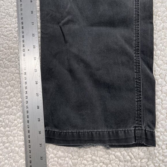 Carhartt Carpenter Pants Men’s 35x31 Black Twill Utility Work Relaxed Workwear - Picture 9 of 11